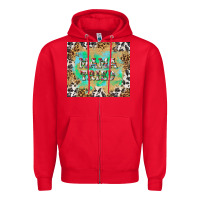 Red mama tried with leopard and cowhide tumbler tbs Zipper Hoodie - TumblerDesignByShophia