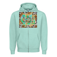 Seafoam mama tried with leopard and cowhide tumbler tbs Zipper Hoodie - TumblerDesignByShophia