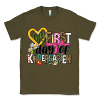 Army Green my first day of kindergarten Classic Tee - NancyCooperArtShop