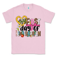 Bubblegum Pink my first day of kindergarten Classic Tee - NancyCooperArtShop