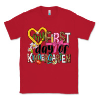 Red my first day of kindergarten Classic Tee - NancyCooperArtShop