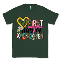 Sports Green my first day of kindergarten Classic Tee - NancyCooperArtShop