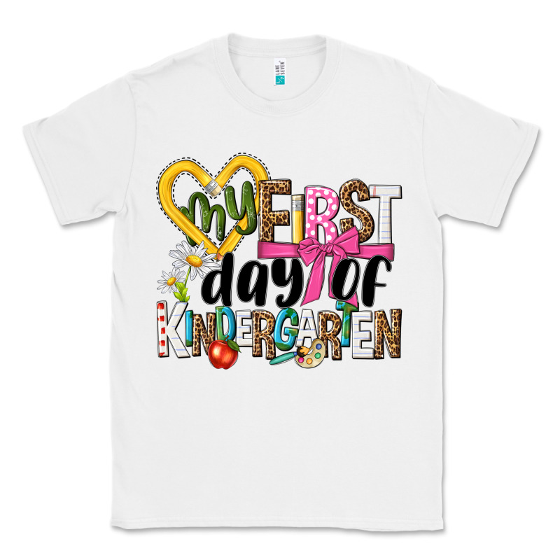 My First Day Of Kindergarten Classic Tee by NancyCooperArtShop | Teevron
