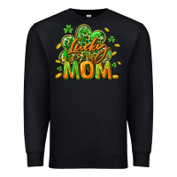 Black Lucky Mom  St. Patrick's Day Premium Sweatshirt - CowGirlArtShop