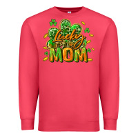 Cardinal Lucky Mom  St. Patrick's Day Premium Sweatshirt - CowGirlArtShop