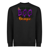 Black I put the Boo in Boujie Heavyweight Sweatshirt - RacoonDesign