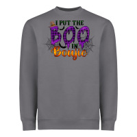 Storm I put the Boo in Boujie Heavyweight Sweatshirt - RacoonDesign