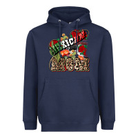 Navy Mexican Mom Mexico Heavyweight Hoodie - HowdyJamesFarm