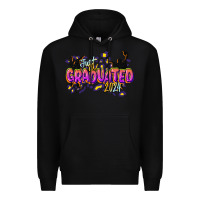 Black just graduated 2024 Premium Hoodie - CowGirlArtShop