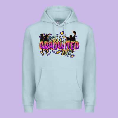 Just Graduated 2024 Premium Hoodie Designed By Cowgirlartshop