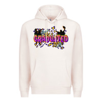 Pale Pink just graduated 2024 Premium Hoodie - CowGirlArtShop