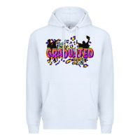 White just graduated 2024 Premium Hoodie - CowGirlArtShop