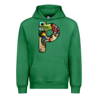 Emerald farm life alphabet lowercase letters p Urban Hoodie - BundleAndBundleShop