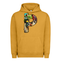 Pigment Peanut Butter farm life alphabet lowercase letters p Urban Hoodie - BundleAndBundleShop