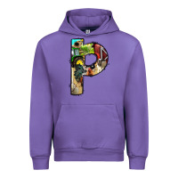 Tulip farm life alphabet lowercase letters p Urban Hoodie - BundleAndBundleShop
