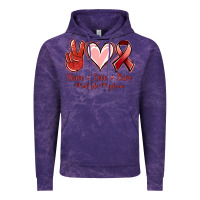 Cloud Purple Peace love cure Multiple Myeloma Vintage Hoodie - NancyCooperArtShop
