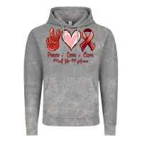 Cloud Rock Peace love cure Multiple Myeloma Vintage Hoodie - NancyCooperArtShop