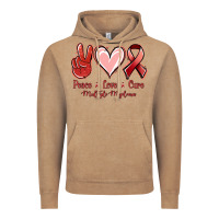 Vintage Coffee Peace love cure Multiple Myeloma Vintage Hoodie - NancyCooperArtShop