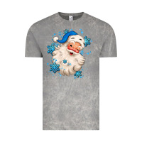 Cloud Rock winter christmas santa claus Vintage Tee - MaliasSmallBusiness