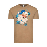 Vintage Coffee winter christmas santa claus Vintage Tee - MaliasSmallBusiness