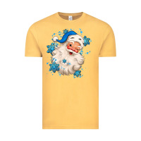 Vintage Mustard winter christmas santa claus Vintage Tee - MaliasSmallBusiness