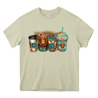 Mossy serape floral longhaired cow coffee cups Heavy Core Tee - Jasminsmagicworld