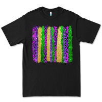 Black mardi gras brushstrokes Premium Tee - AdoDesignShop