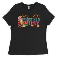 Black valentines day sweet Ladies Tee - AdoDesignShop