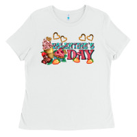 White valentines day sweet Ladies Tee - AdoDesignShop