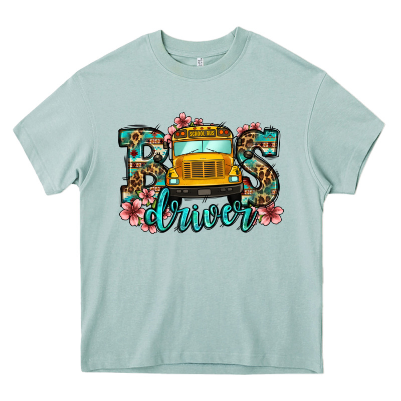 School Bus Driver Heavy Core Tee by Jasminsmagicworld | Teevron