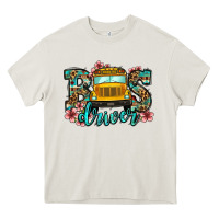 Cream school bus driver Heavy Core Tee - Jasminsmagicworld