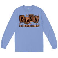 Colony Blue black the prime element melanin Long Sleeve Tee - LillyAllenDesigns