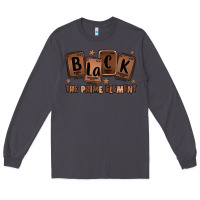Smoke black the prime element melanin Long Sleeve Tee - LillyAllenDesigns