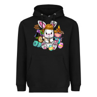 Black Easter Day Camper  Happy Easter Day Heavyweight Hoodie - CowGirlArtShop