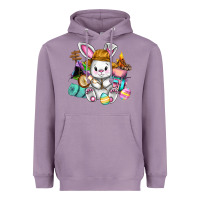 Lavender Easter Day Camper  Happy Easter Day Heavyweight Hoodie - CowGirlArtShop