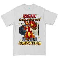 Dove Grey relax were all crazy its not competition Premium Tee - JahusDesignShop