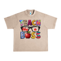 French Oak teach like a boss Urban Heavy Tee - NancyCooperArtShop