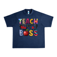 Navy teach like a boss Urban Heavy Tee - NancyCooperArtShop