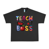 Pigment Black teach like a boss Urban Heavy Tee - NancyCooperArtShop