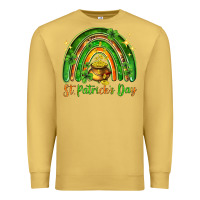 Antique Gold St. Patrick's Day rainbow Premium Sweatshirt - HowdyJamesFarm