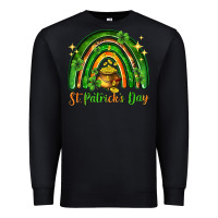 Black St. Patrick's Day rainbow Premium Sweatshirt - HowdyJamesFarm