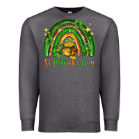 Charcoal Heather St. Patrick's Day rainbow Premium Sweatshirt - HowdyJamesFarm