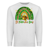 Oatmeal Heather St. Patrick's Day rainbow Premium Sweatshirt - HowdyJamesFarm
