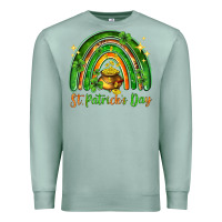 Seafoam St. Patrick's Day rainbow Premium Sweatshirt - HowdyJamesFarm