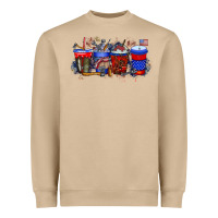 Mushroom labor day drink Heavyweight Sweatshirt - RacoonDesign