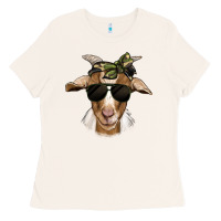 Camouflage Bandana Goat Ladies Tee | Teevron