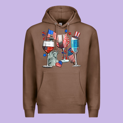 American Wine Premium Hoodie Designed By Cowgirlartshop
