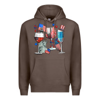 Coffee american wine Premium Hoodie - CowGirlArtShop