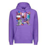 Purple american wine Premium Hoodie - CowGirlArtShop