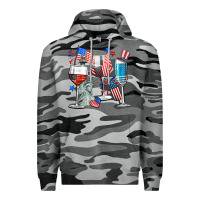 Slate Camo american wine Premium Hoodie - CowGirlArtShop